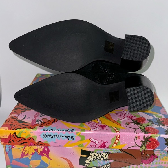 Jeffrey Campbell Womens Boots Jessine Bootie Black Suede 7 - Picture 5 of 8